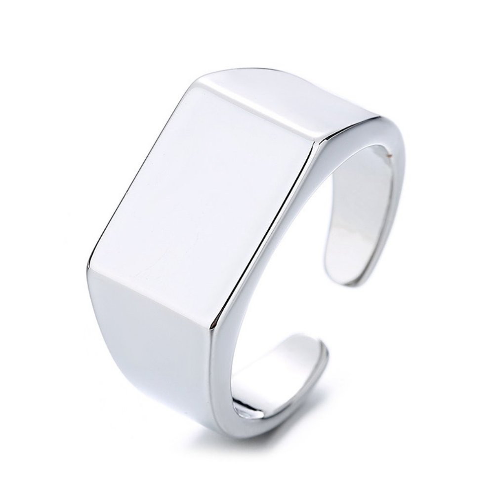 men silver ring - Picture 2 of 2